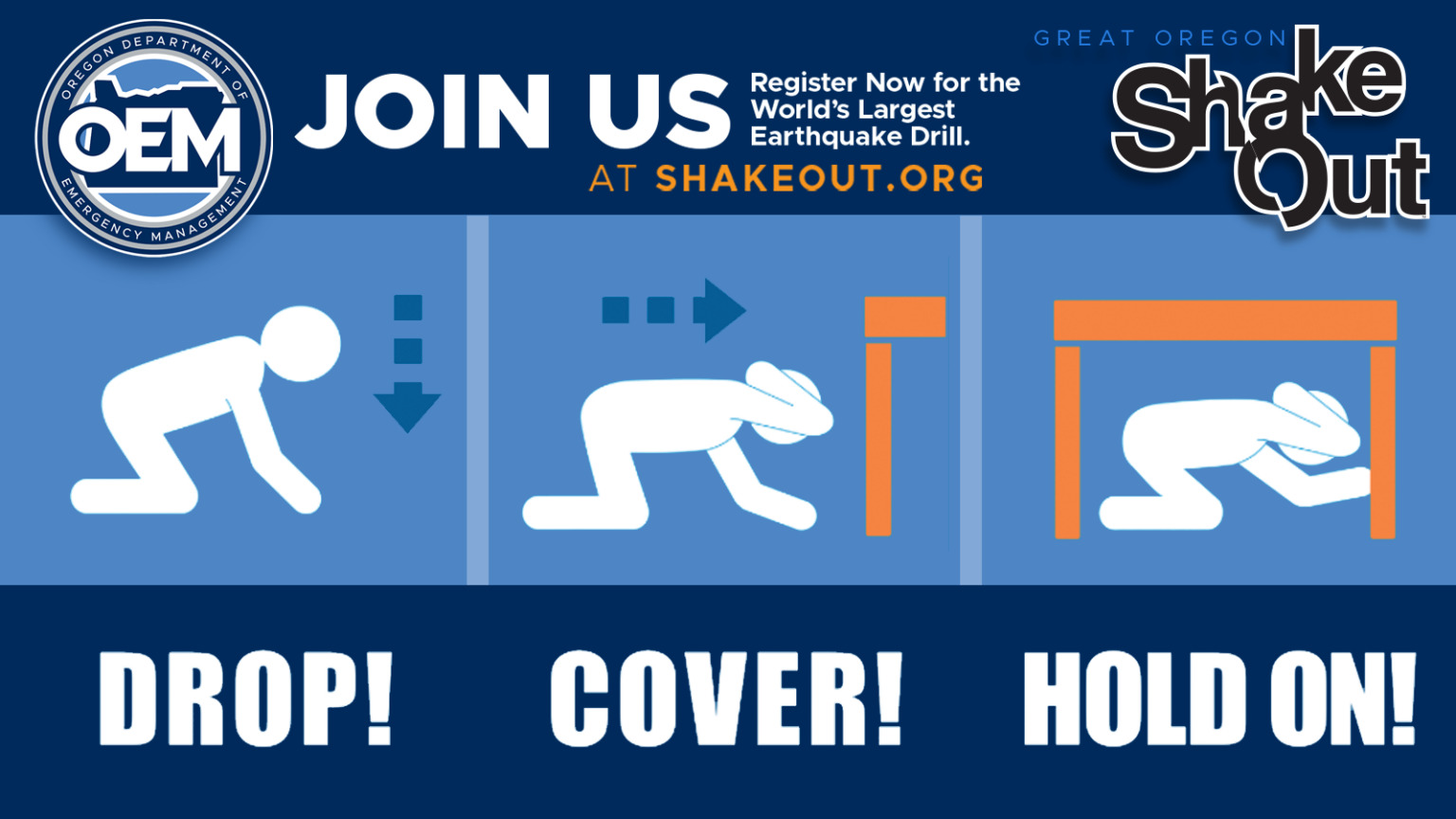 Great Oregon ShakeOut Earthquake Drill Encourages Oregonians to