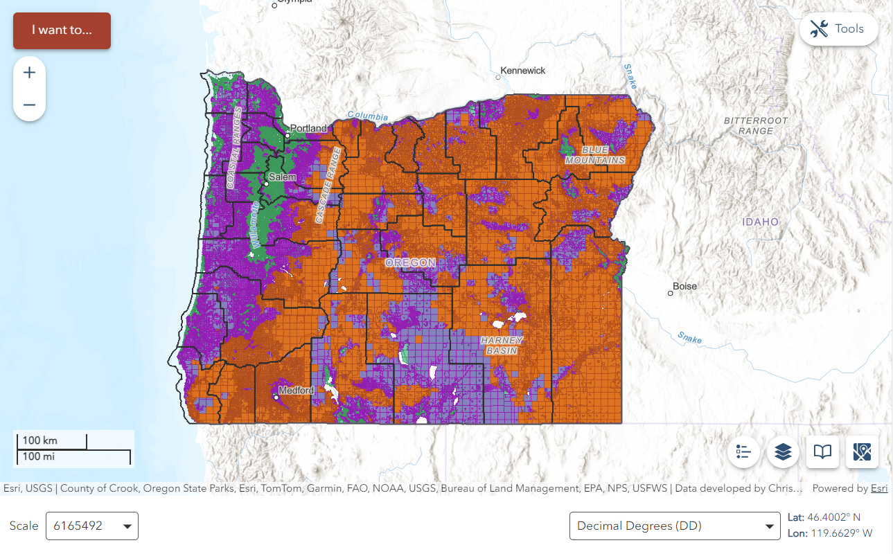 Final Oregon Wildfire Hazard Maps Now Available - 1430 Kykn