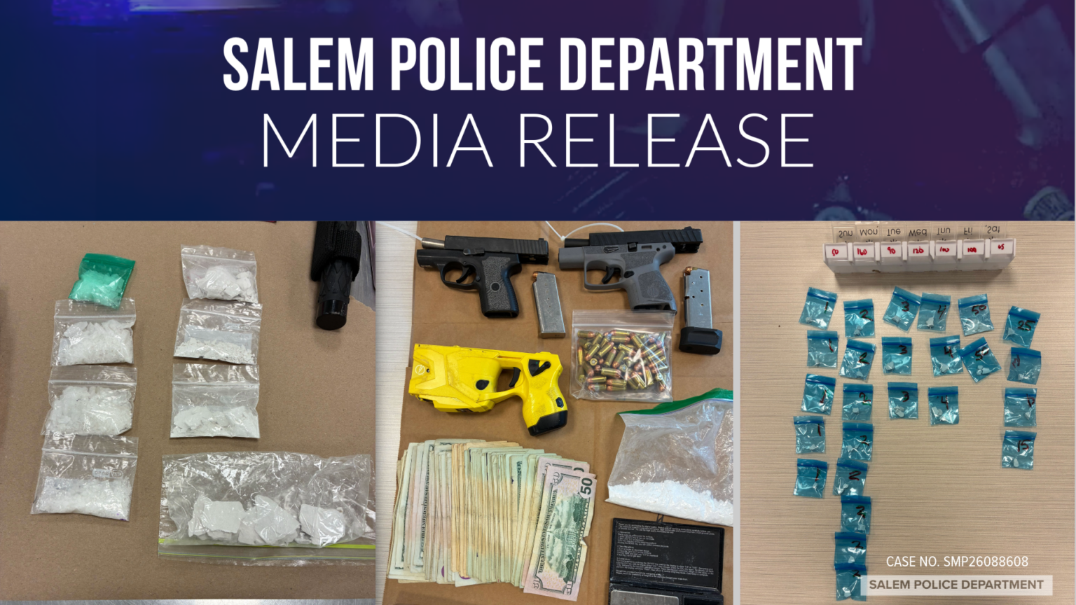 Salem Police Arrest Man in Drug Investigation; Fentanyl, Meth and ...